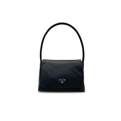 PRADA BLACK SHOULDER BAG 1BH628 (28*18*10cm) 